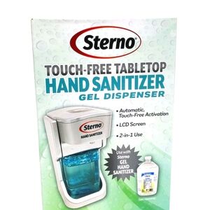 Sterno 500 mL Tabletop Automatic Gel Hand Sanitizer Dispenser - NEW